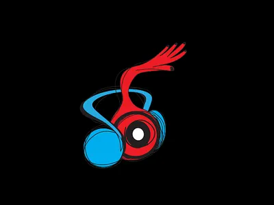 music eye design icon