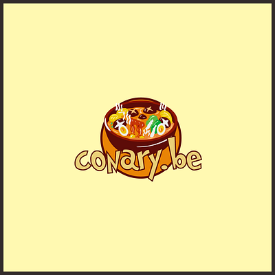 Conary.be app branding conary creative food icon logo simple