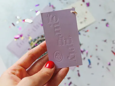four-thirty // clothing tags boutique branding collateral debossing identity design tags texture
