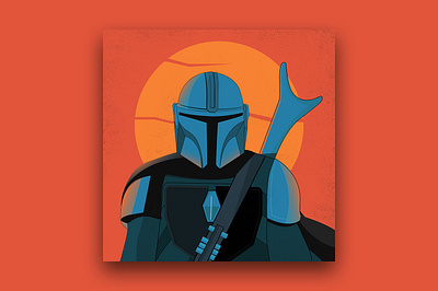 The Mandalorian adobeillustrator art character design disney drawing illustration themandalorian tvseries