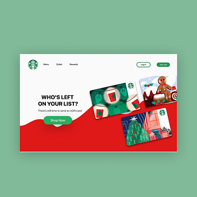 Re-designing website starbucks branding design ui web