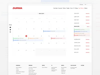 Calendar calendar design desktop event manage page product design project schedule shot ui ux web webdesign website week