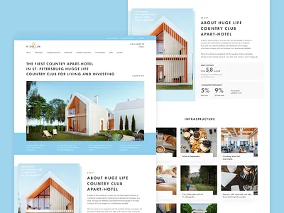 Hugge Life County Club – Home page apartment apartments for sale clean flat home hotel hugge lifestyle minimal real estate simple ui uidesign web webdesign