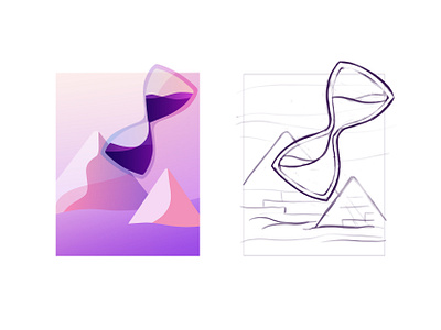 History icon design history icon icons set illustration purple school science subject ui vector web