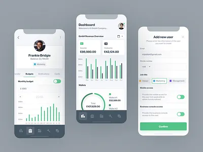 Smarter Business / Company Spending - Mobile finance finance app fintech fintech app fintech mobile income ios ios app mobile app mobile design outcome spending ui ux