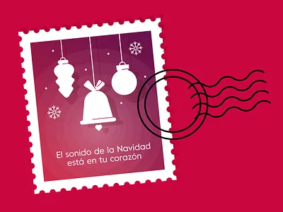 Xmas Postcard bells christmas bells postcard xmas xmas balls xmas card