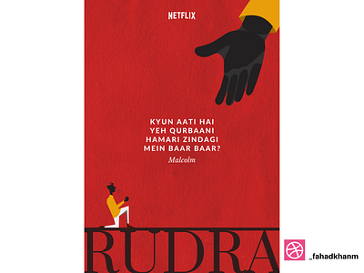 Sacred Games Season 1 Episode 7 - Minimal Poster design film poster illustration minimal minimal poster minimalism minimalist netflix poster poster art poster design sacred games