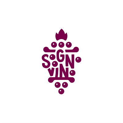 Sogno Vino branding italia logo logotype vector