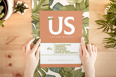 Free Hand Holding White US Letter Paper Mockup PSD free mockup freebie mockup psd paper mockup psd mockup us letter paper mockup