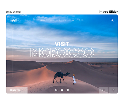 Daily UI 072 - Image slider daily 100 challenge daily ui dailyui image slider ui uidesign uiux ux