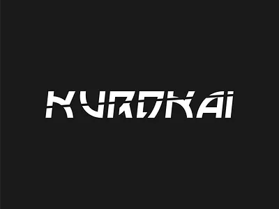 LOGO // KUROKAI adobe artist cyberpunk design dj edm japan logo studio vector