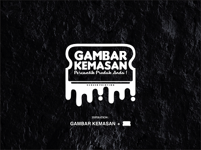 Logo gambar kemasan branding design logo vector