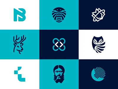 Top 9 of 2019 abstract animal art branding identity logo mark negative space symbol top top9