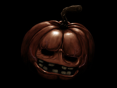 pumpkin painting concept art digital digital art digital painting halloween photoshop photoshop art wamborf