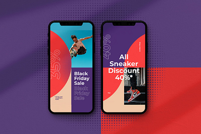 Pop Style Instagram Stories branding instagram instagram stories moodboard pop art popular social media banner socialmedia stories template