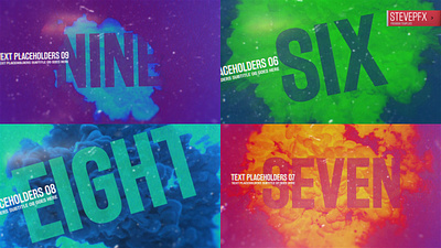 Ink Countdown After Effects Template after effect aftereffects cinematic countdown credits logo motion design motion graphic movie opener opening titles template titles top 10