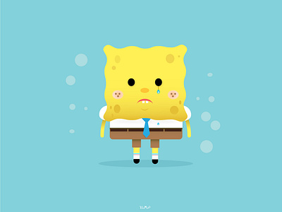 SPONGEBOB gradient color graphic artist illustation illustration spongebob vector artwork wallpaper