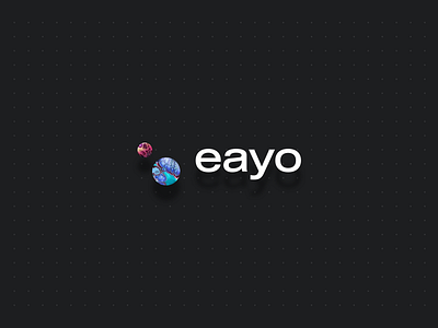 eayo branding corporate identity grey grid logo shadow ui