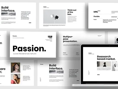 Passion - Minimal powerpoint branding business clean corporate creative development elegant minimal minimalism modern powerpoint powerpoint design powerpoint presentation powerpoint template powerpoint templates presentation simple template templates website
