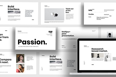 Passion - Minimal powerpoint branding business clean corporate creative development elegant minimal minimalism modern powerpoint powerpoint design powerpoint presentation powerpoint template powerpoint templates presentation simple template templates website