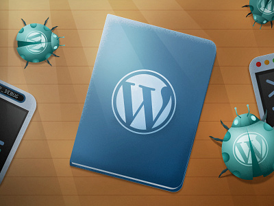 Book and Bug affinity affinity designer affinitydesigner book bug illustrations illustrator wordpress