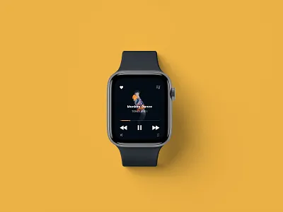Daily UI :: 009 Music Player smart ui design watch