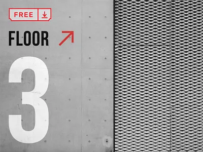 Wayfinding Wall Mockup design download font free illustration logo mockups mural psd typography wall wayfinding