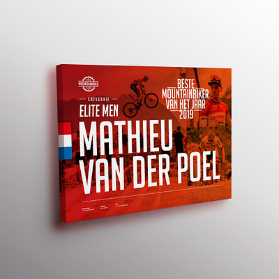 Best Dutch Mountainbiker 2019 Award award graphic design mathieu van der poel mountainbike