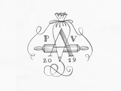 Tattoo for confectioner design emblem graphic graphic design illustration logo tattoo typography