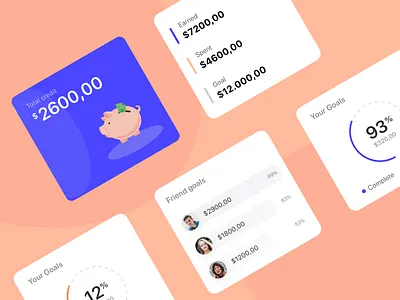Bank UI Cards 2020 apple watch bank bank app banking cards concept corporate illustration redesign save save money watches