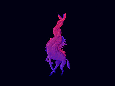 Twins 2d animal character design design digital art illustration pointillism purple red