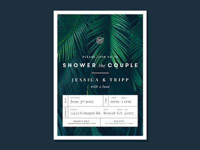 Luau Invitation design grid design grid layout invitaion invite luau type typography wedding card