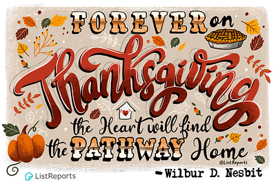 Thanksgiving Illustration illustration thanksgiving type type art vector