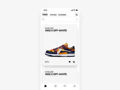 Snkrs UX animation design. ae ai animation design app color design illustration invision studio ue ui ux xd