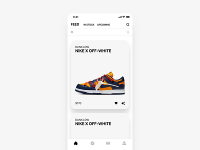 Snkrs UX animation design. ae ai animation design app color design illustration invision studio ue ui ux xd