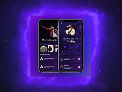Music player pre-visualization after effects android app app design design ios music app music player photoshop ui ux visual