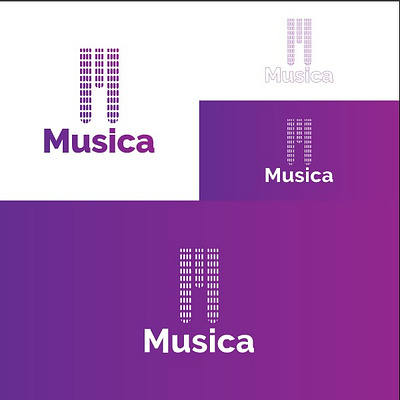 musica letter logo logo logo designer logodesign m letter logo