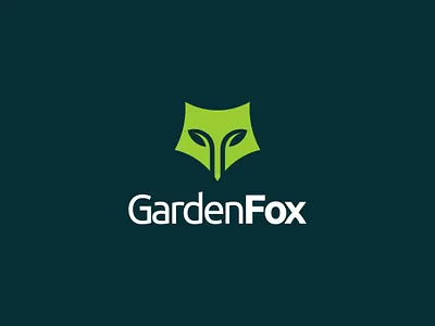 Garden Fox app branding design icon illustration logo smart typography unique vector