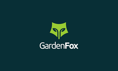 Garden Fox app branding design icon illustration logo smart typography unique vector