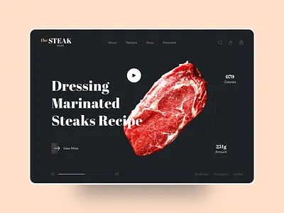 UI- Home Screen agency creative denisbujupaj design graphic minimal ui ux web web design