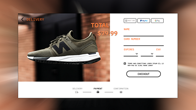 Checkout UI challenge adobe xd dailyui illustrator mockup prototype sketchapp ui unsplash ux ux ui designer