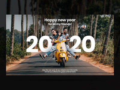 Happy New Year! 2020 trend branding concept design inspiración inspiration interaction interface template ui ui design uidesign uiux ux web website