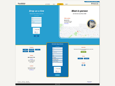 Contact Page - Client Website contact contact form contact page contact us design designinspiration ui user interface user interface design ux ux design uxdesign web design webdesign website