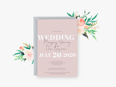 Wedding Invitation design envelope invitation design print stationary wedding wedding card wedding invitation