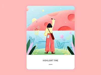 Day11 girl illustration sky smile