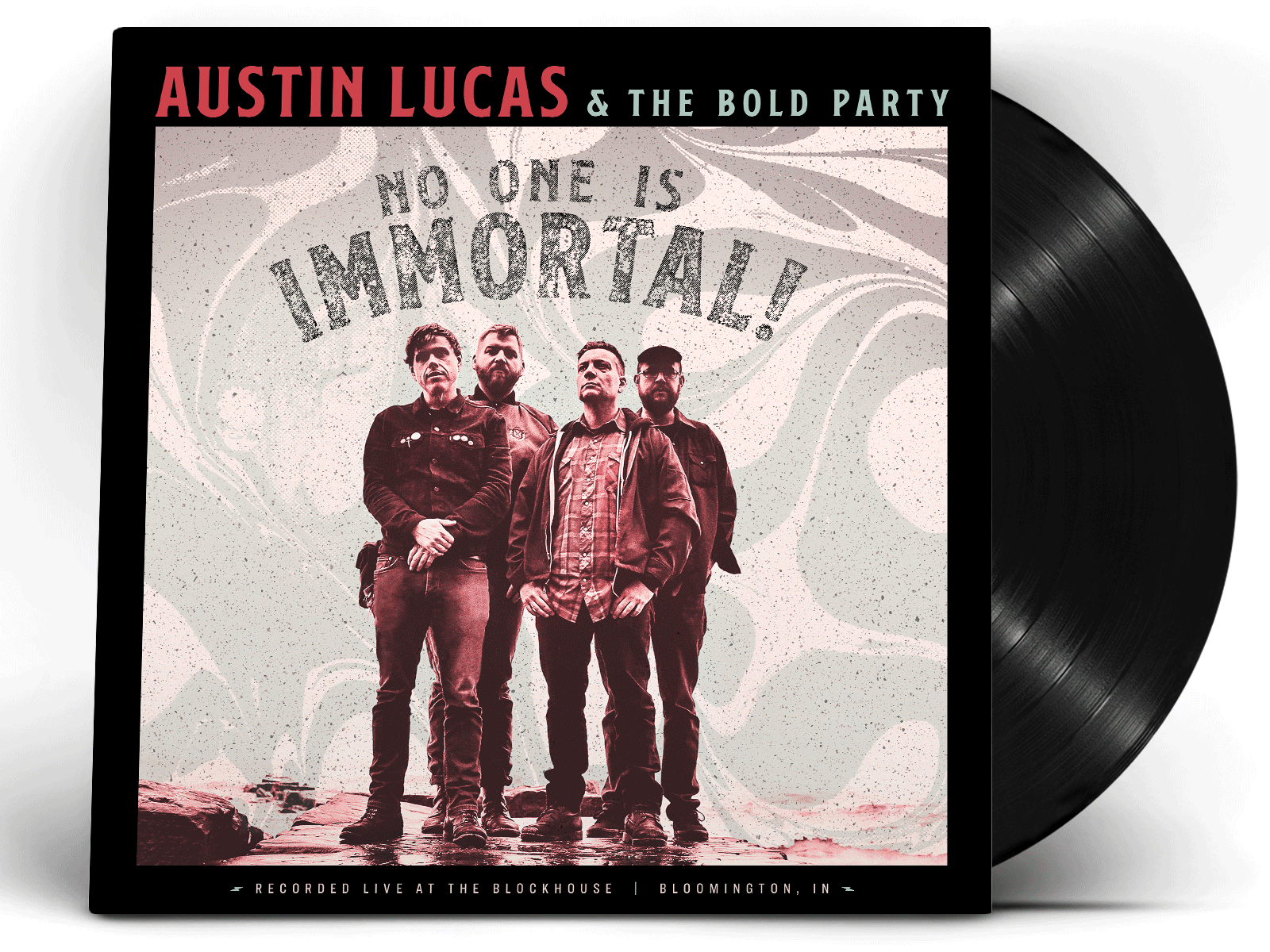 Austin Lucas - No One Is Immortal! Vinyl Record Packaging acoustic america austin band eye eyeball eyeballs haze live music packaging punk snake vinyl vinyl record