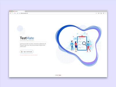 Landing page - TestMate animation app art direction design interaction design ui ui ux design ui ux uidesign ux ux design web website