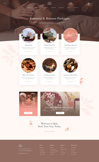 Rela Spa Wordpress Theme agency branding business creative design gallery illustration mobile modern portfolio print product design responsive typography webdesign webdevelopment wordpress wordpress development