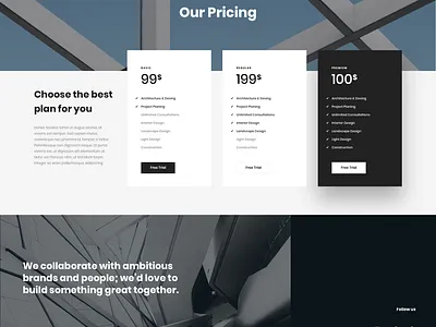 ONO - Architecture WordPress Theme architacture business creative design gallery portfolio pricing webdevelopment wordpress wordpress design wordpress development wordpress theme