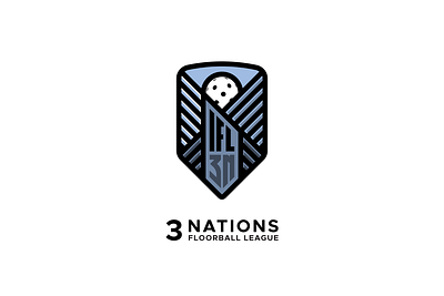 3N Floorball league floorball graphic design graphics ilustrator innebandy logo logo design salibandy slovenia slovenija unihockey